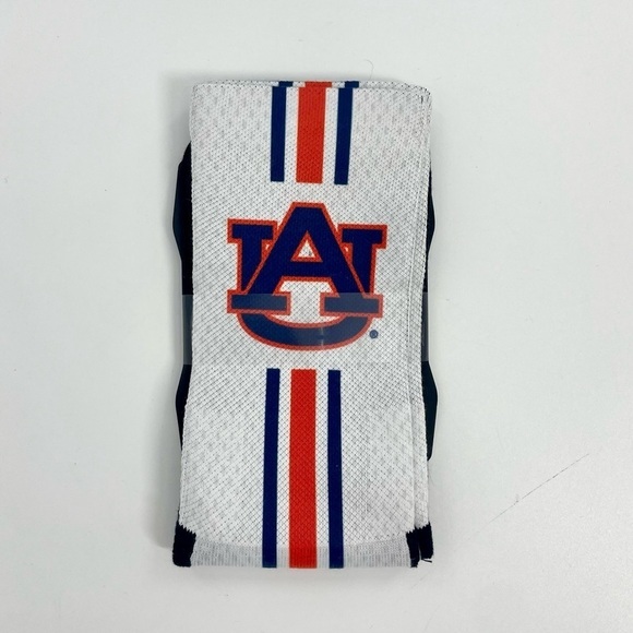NWT Auburn University Auburn Tigers Men’s White Socks Rock’em Crew Socks - Picture 1 of 4